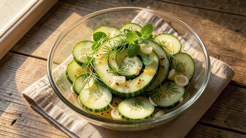 Asian English Cucumber Salad Recipe: Crisp Cooling Bite With Tangy Lime Dressing
