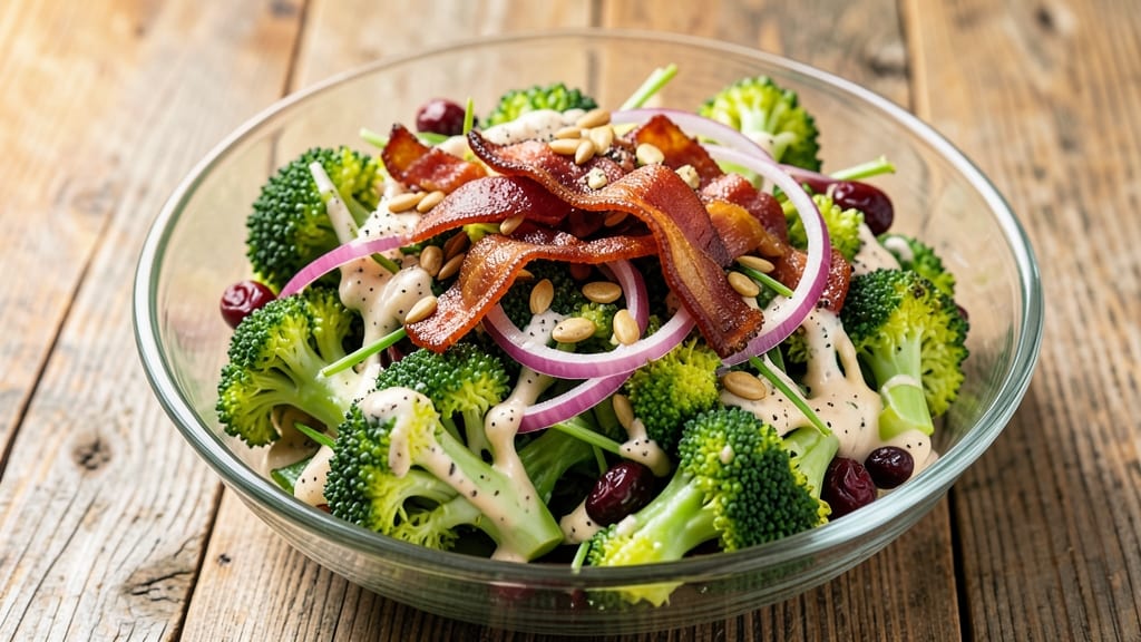 Broccoli Salad Recipe for a Crowd: Bold Ranch Dressing That Feeds 12
