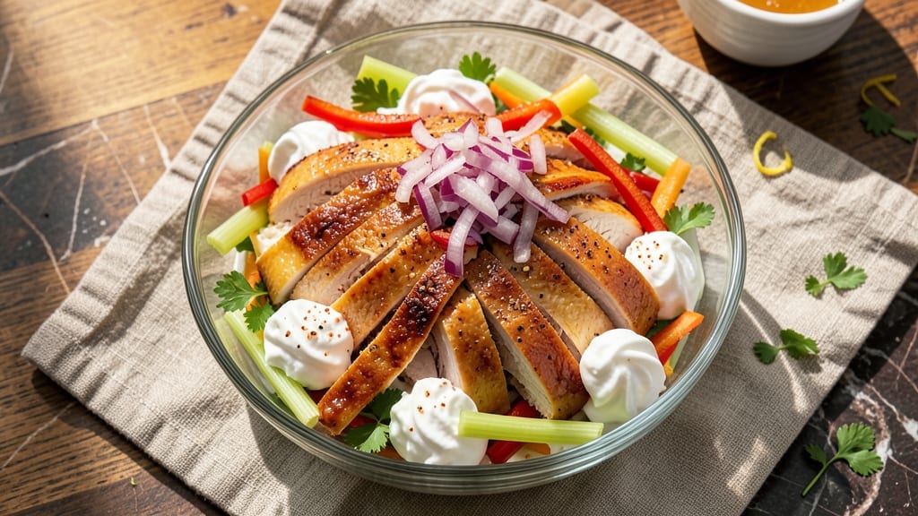 Chicken Salad Recipe With Old Bay Seasoning: Spicy Crunch Meets Tangy Herb Cream Cheese Bliss