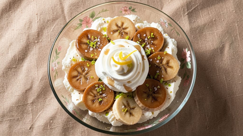 Banana Fluff Salad Recipe: Creamy Vanilla Dream With Crunchy Walnut Topping
