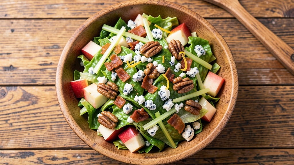 Blue Cheese Chopped Salad Outback Recipe: Crunchy Walnut Topping and Tangy Dressing Twist
