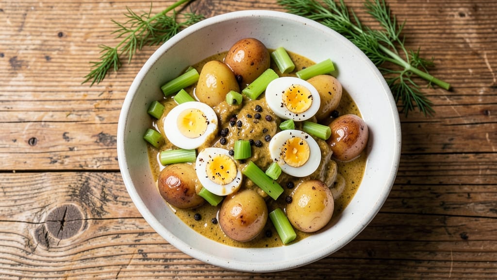 Best Mustard Potato Salad Recipe Ever: Bold Vinegar Zing and Crisp Celery Crowns