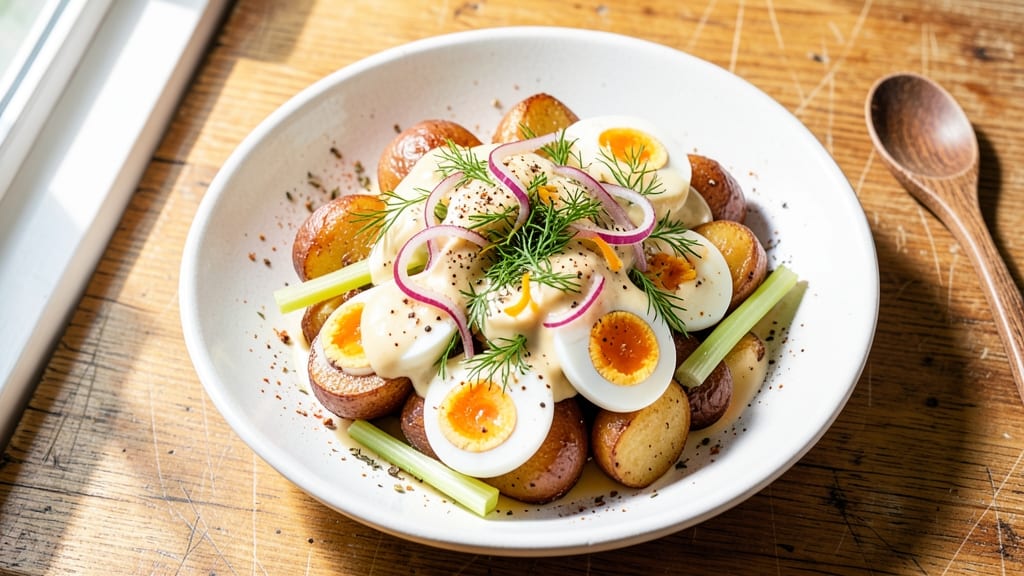 Buttermilk Potato Salad Recipe: Cool Creamy Crunch Without Mayo Guilt