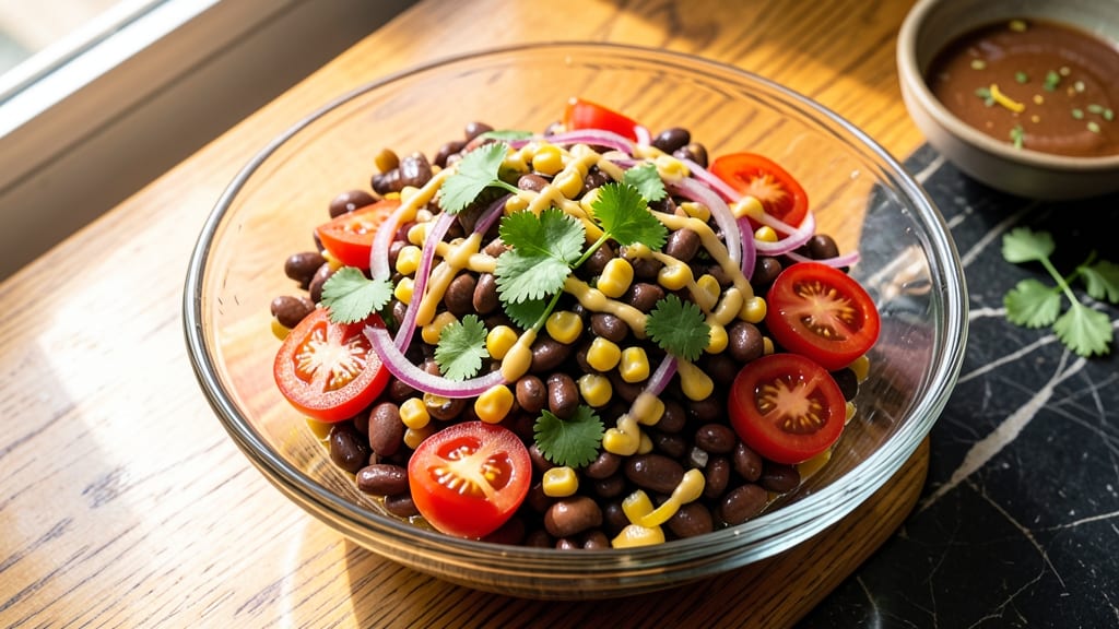 Black Bean and Corn Salad Recipe With Italian Dressing: Bold Herb-Kissed Crunch in 15 Minutes