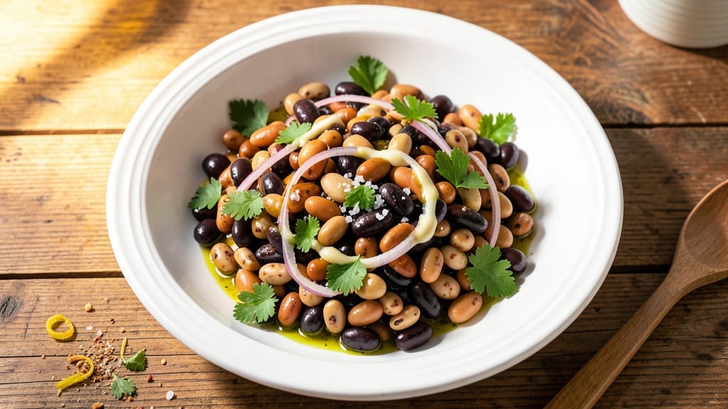 Three Bean Salad Recipe Using Canned Beans: No-Cook Protein-Packed Lunch