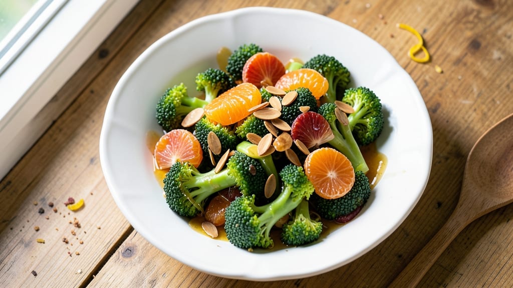 Broccoli Mandarin Orange Salad Recipe: Sweet-Tart Crunch With Citrusy Zing