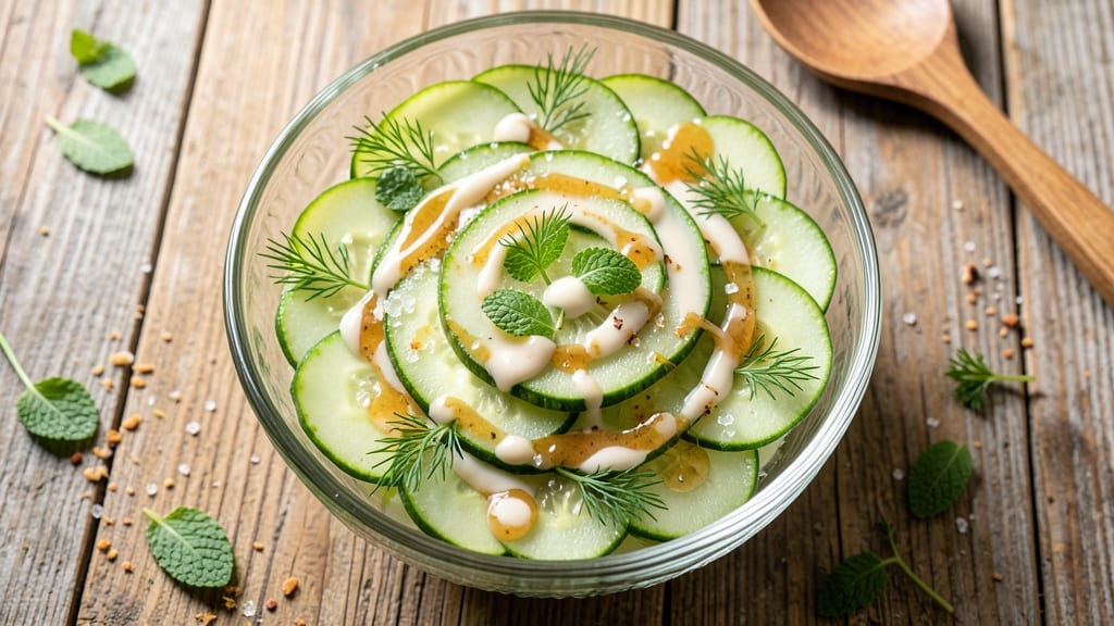 Cucumber Salad Recipe With Condensed Milk: Sweet Creamy Crunch in 15 Minutes