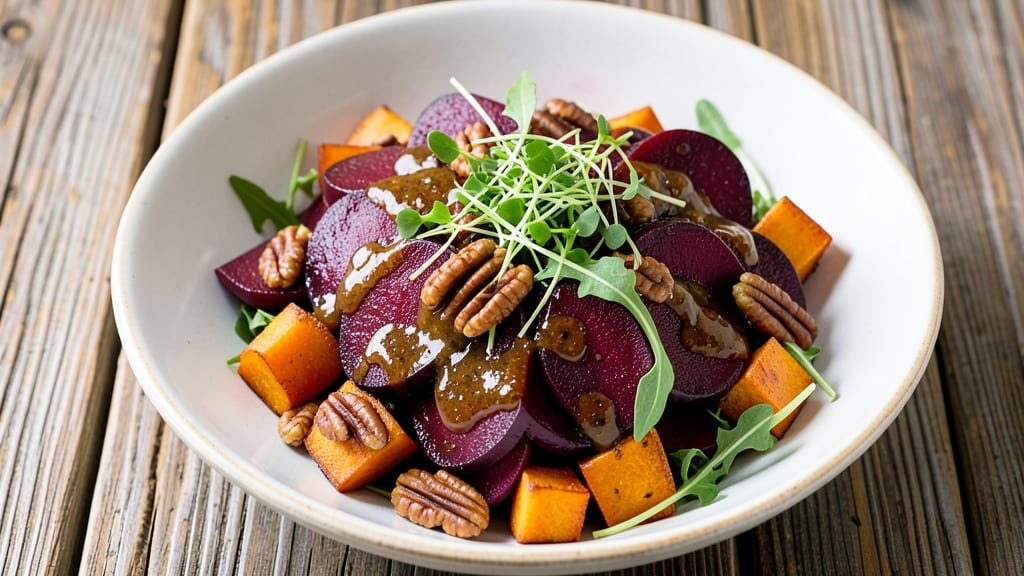 Beet and Sweet Potato Salad Recipe: Earthy-Sweet Harmony With Crisp Edges