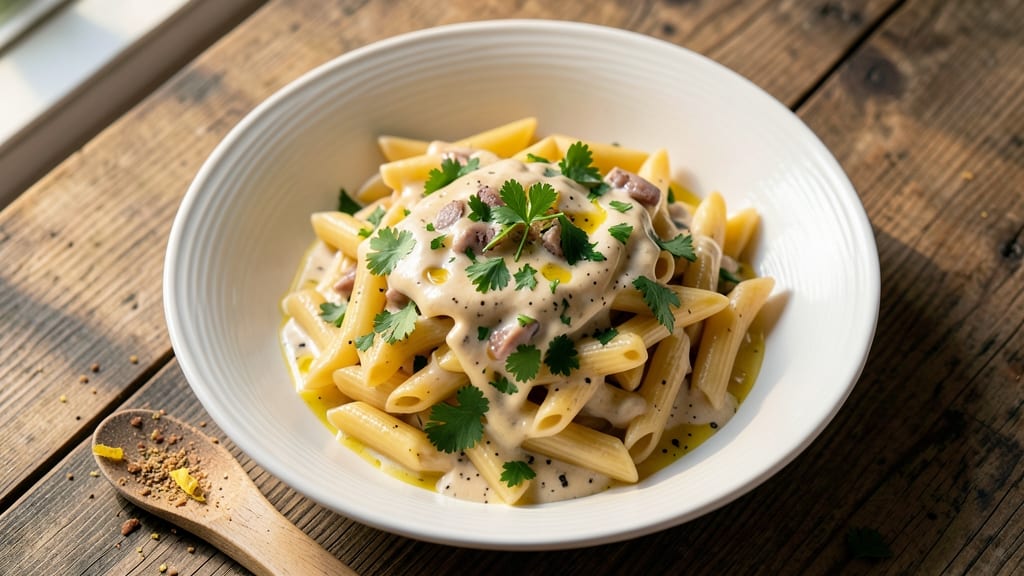 Caesar Pasta Salad Recipe No Lettuce: Creamy Herb Dream With Crisp Croutons