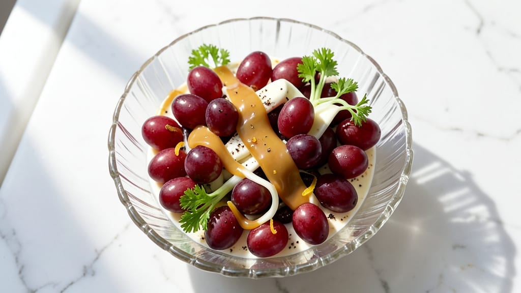 Grape Salad Recipe With Sweetened Condensed Milk: Crunchy Celery Crowns and Ultra-Creamy Bliss