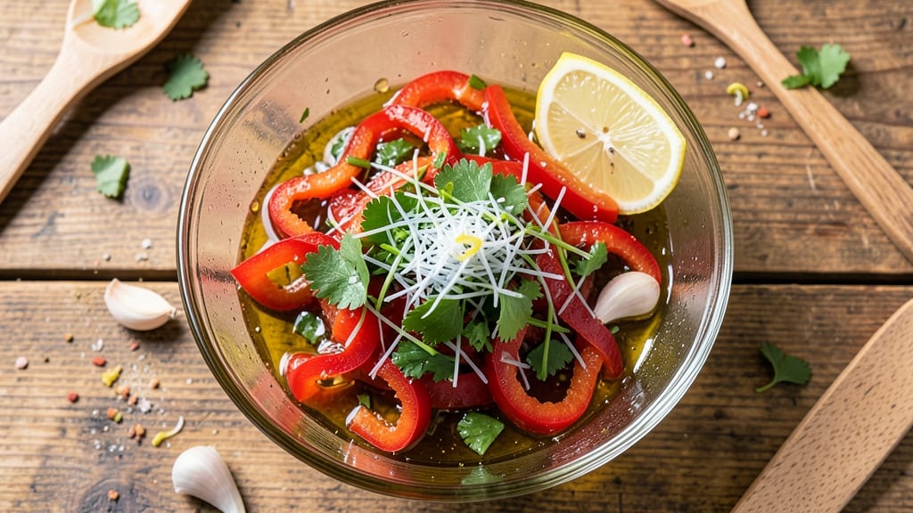 Bell Pepper Salad Dressing Recipe: Herb-Infused Brightness With No Mayo
