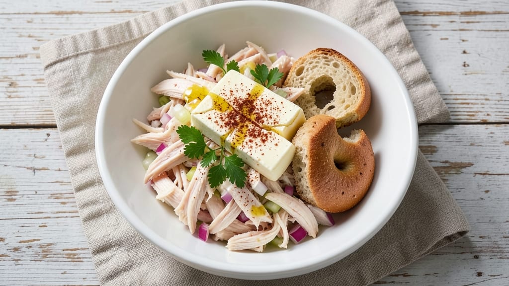 Bruegger's Bagels Chicken Salad Recipe: Smoky Paprika Chicken with Herb Cream Cheese