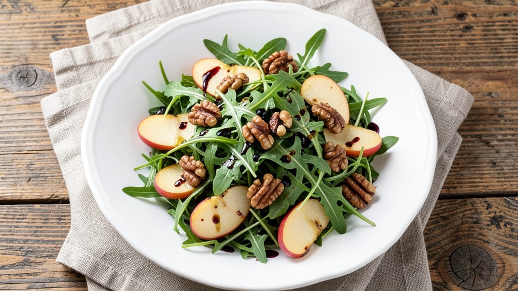 Arugula Pear Walnut Salad Recipe: Sweet-Tart Bite and Nutty Crunch Harmony