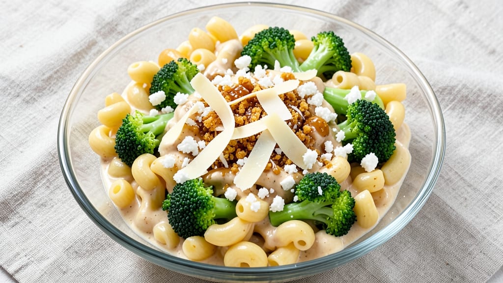 Broccoli and Macaroni Salad Recipe: Bold Three-Cheese Crunch Without Mayo