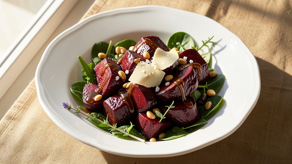Balsamic Roasted Beet Salad Recipe: Earthy Sweetness with Crispy Edges